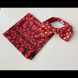 New Bow tie/Pocket square set